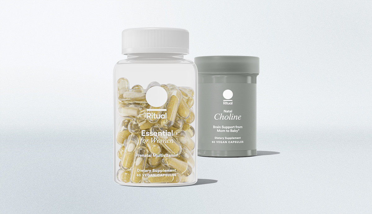 Prenatal Multivitamin & Natal Choline Bottles